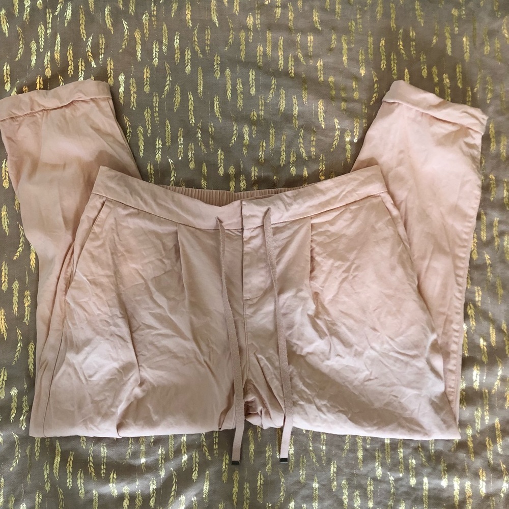 Old Navy Blush Cropped Jogger Style Pants
